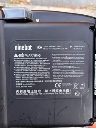 Patinete eléctrico Segway ninebot mini pro