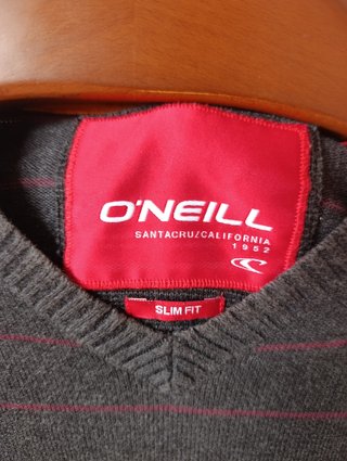 Jersey O'Neill rayas gris y naranja