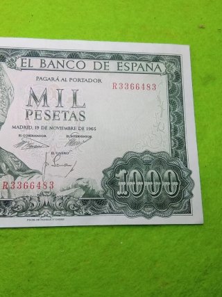 Para rafael Billete 1000 Pesetas Banco de España