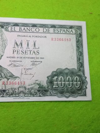 Para rafael Billete 1000 Pesetas Banco de España