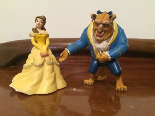 Figuras Disney La Bella y la Bestia