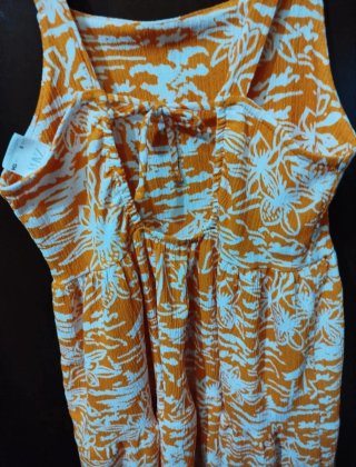 Vestito bambina fantasia palme