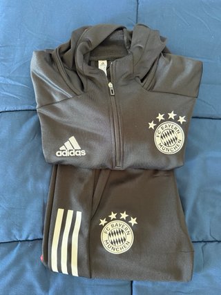 Fato de Treino Adidas FC Bayern Munique Preto