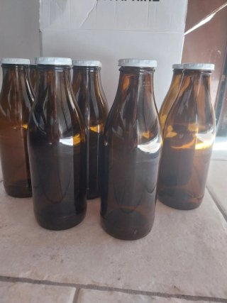Bottiglie vetro vuote 1 lt (10 pezzi)