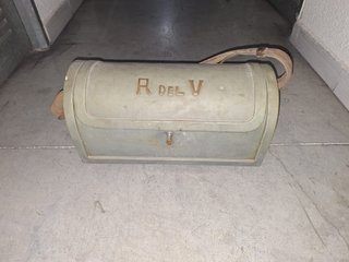Caja herramientas metálica Vintage R DEL V