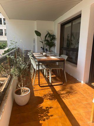 Conjunto Mesa Exterior IKEA + 8 Sillas