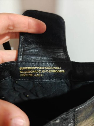 Riñonera Superdry Piel Negra