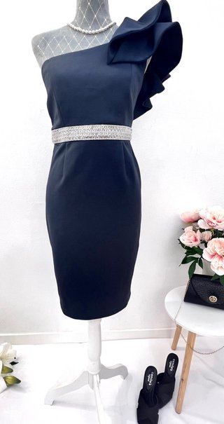 Vestido Fiesta Azul Noche Talla M/L