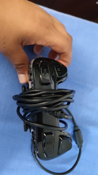 Mando transparente con luces LED