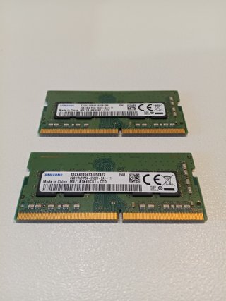 SAMSUNG DDR4 8GB×2枚（16GB）PC4- 2666SODIMM RAM Samsung 16GB (2x8GB) DDR4 2666MHz SO-DIMM de Segunda mano por