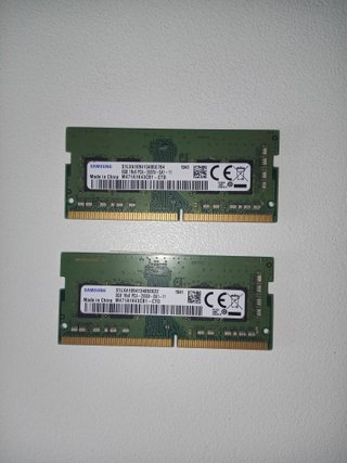 RAM Samsung 16GB (2x8GB) DDR4 2666MHz SO-DIMM de Segunda mano por