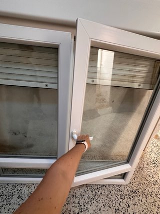 Ventana 162x168 cm de PVC Oscilobatiente