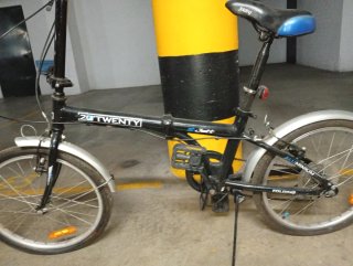 Bicicleta Plegable Aluminio Seminueva