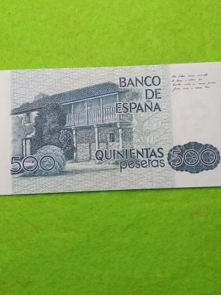Billete 500 Pesetas Banco de España 1979 serie v