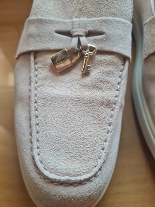 Mocasines ALPE Beige con candado