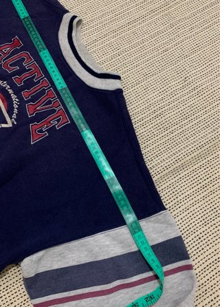 Sudadera Vintage Kelme Azul y Gris