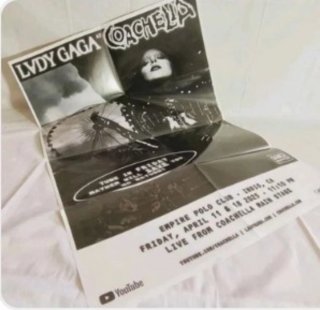 VINILO LADY GAGA COACHELLA MAYHEM DESERT NUEVO