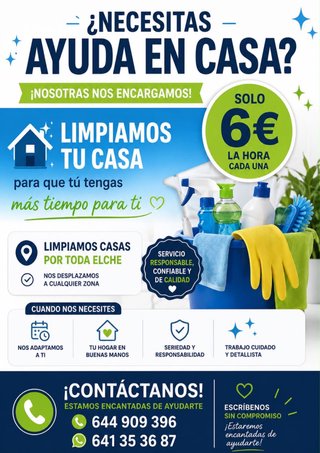 Limpieza en elche!!