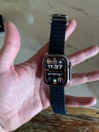 Apple Watch Ultra Argento/Blu Marina