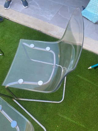 Conjunto 4 Sillas Ikea Transparentes
