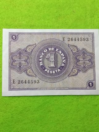 Billete 1 Peseta Banco de España 1937 excelente es
