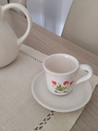 Set Tazzina Caffè, Zuccheriera, Teiera. Vintage.