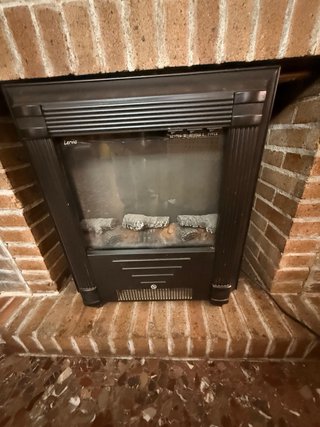Chimenea Eléctrica Lervia Negra