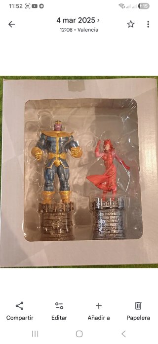 Marvel Chess Thanos vs Scarlett Witch