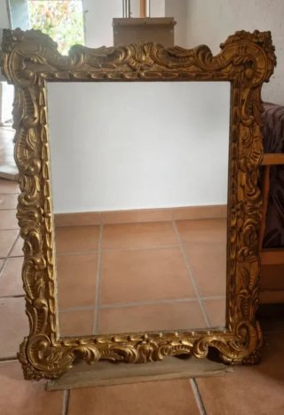 Espejo Barroco Dorado 92x70