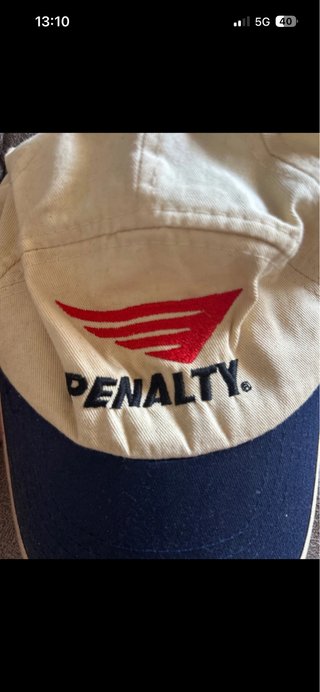 Gorra Penalty Beige y Azul