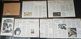 Revista MUNDO MISTERIOSO, Maquetación original.
