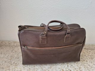 Bolso de viaje grande marrón