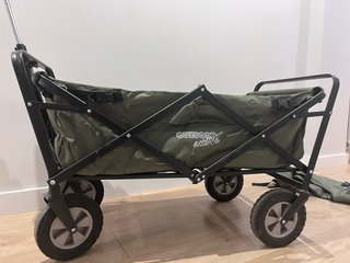 Carrito Plegable Verde para Playa