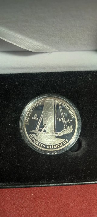 Moneda 10 Euros Iberoamericana Vela