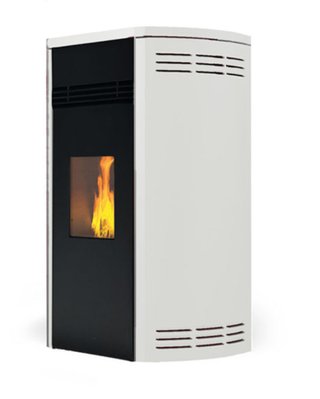 Estufa de Pellets EOSS Odesia Wind 2020 en blanco