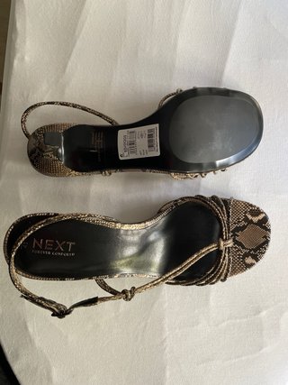 Sandalias Next Piel Serpiente Talla 41