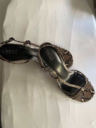 Sandalias Next Piel Serpiente Talla 41
