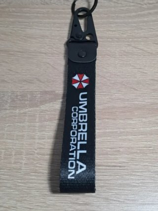 Llavero Umbrella Corporation Negro