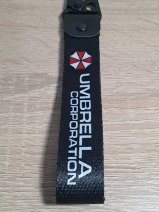 Llavero Umbrella Corporation Negro