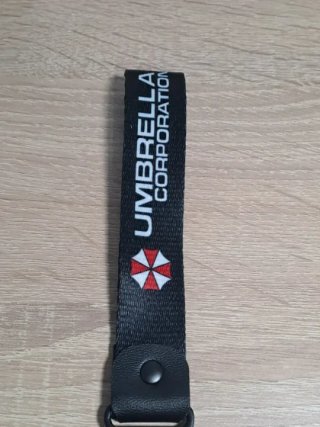 Llavero Umbrella Corporation Negro