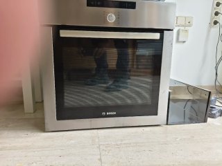 Campana extractora y horno Bosch
