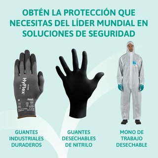 Ansell AlphaTec 37-310 guantes nitrilo M
