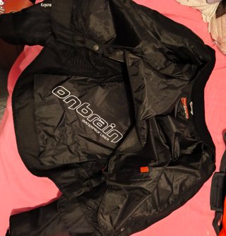 Chaqueta Moto Mujer On Brain Negra Talla l