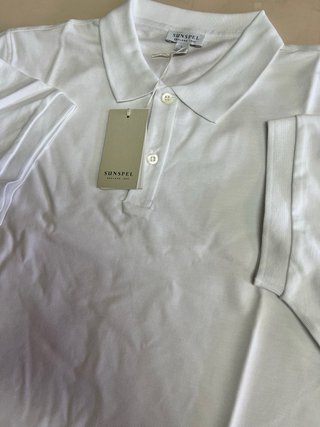 Polo Sunspel Branco Tamanho L