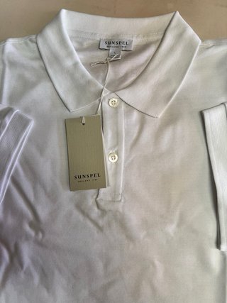 Polo Sunspel Branco Tamanho L