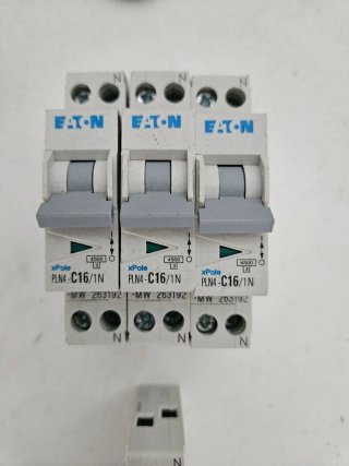 4 interruttori Eaton PLN4-C16/1N
