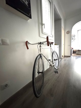 Bicicleta Fixie Clásica Blanca