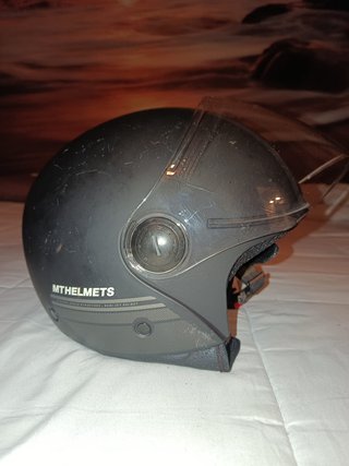 Casco Moto MT Helmets Talla M Negro Mate
