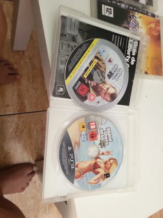 2 JUEGOS Grand Theft Auto IV Y V PS3 Platinum