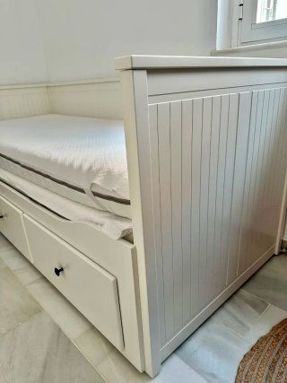 Diván Ikea Hemnes Blanco